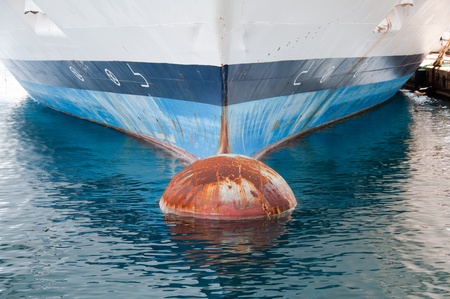 Hull of a shipの写真素材