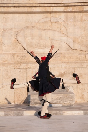 Guards perform the Changing of the Guardのeditorial素材