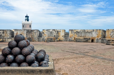 Fort San Felipe del Morro, Puerto Ricoの写真素材