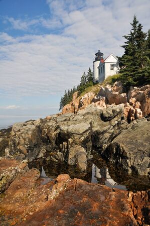 Bass Harbor Lighthouse, Acadia national parkのeditorial素材
