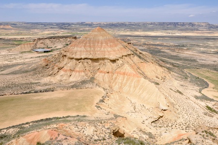 Biosphere reserve  Bardenas Reales , Navarre  Spain の写真素材