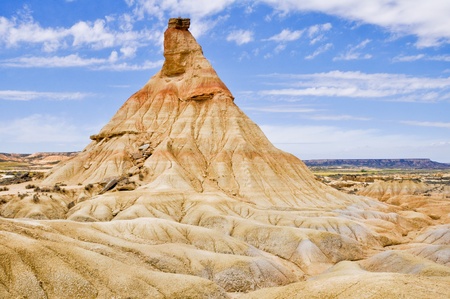 Castildetierra at Bardenas Reales, Navarre, Spainの写真素材