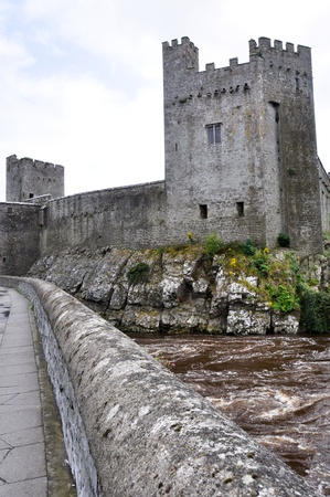 Cahir castle in county Tipperary, Irelandのeditorial素材