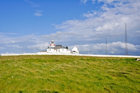 Lighthouse at Loop head cliffs, Irelandのeditorial素材