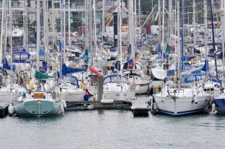 Marina of Howth, Irelandのeditorial素材