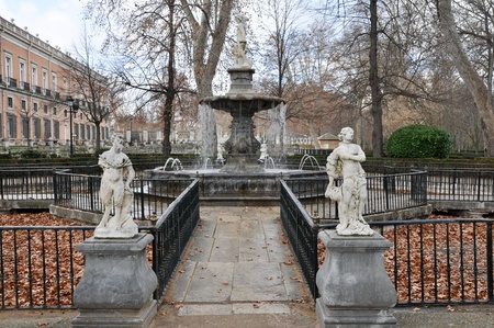Hercules and Antaeus Fountain, Aranjuez, Madridのeditorial素材