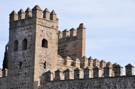 Wall of Toledo, Spainの写真素材