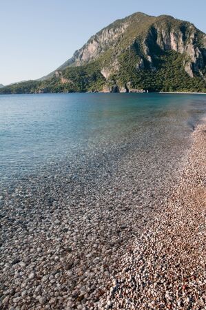 Beach at Cirali, the Turkish Riviera, Turkey
