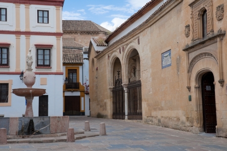 Potro square and Museum of Fine Arts, Cordoba, Spainのeditorial素材