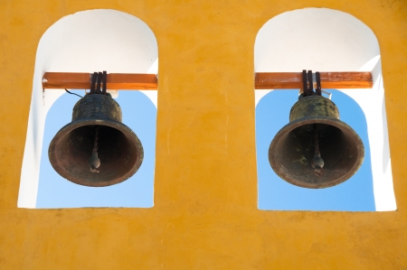 Colonial belfry in Campeche  Mexico  の写真素材