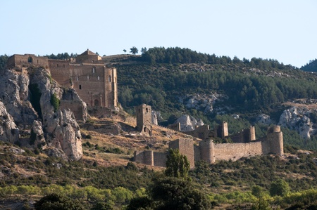 Loarre castle, Huesca, Spainの写真素材