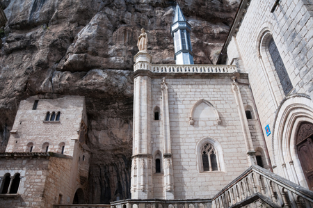 Shrine of Our Lady of Rocamadour, Franceの写真素材