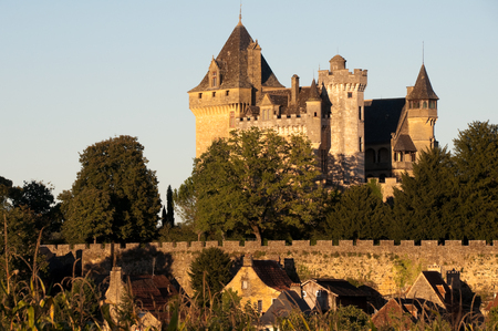 Castle of Montfort, Dordogne, Franceのeditorial素材