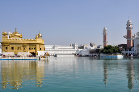 The Sikh Golden Temple in Amritsar, Indiaのeditorial素材