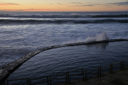 Sunset at Azenhas do Mar, Portugalの写真素材