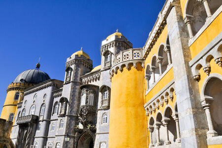 Pena National Palace in Sintra, Portugalのeditorial素材