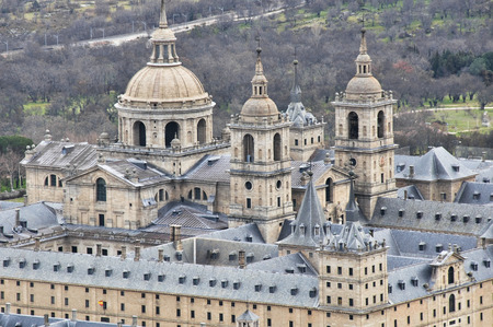 Royal Monastery of San Lorenzo de El Escorial, Madridのeditorial素材