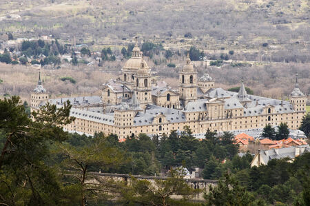 Royal Monastery of San Lorenzo de El Escorial, Madridのeditorial素材