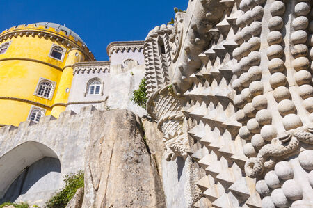 Pena National Palace in Sintra, Portugalのeditorial素材
