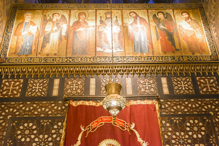 Hanging Church of Coptic Cairo, Egyptのeditorial素材