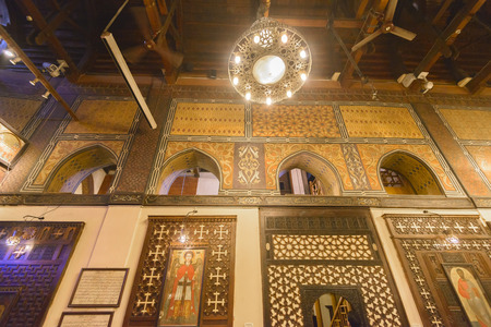 Hanging Church of Coptic Cairo, Egyptのeditorial素材