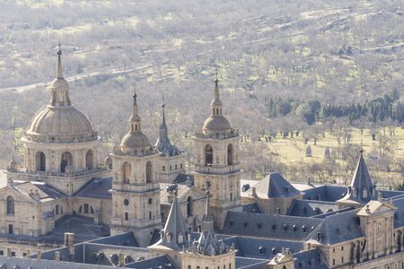 Royal Monastery of San Lorenzo de El Escorial, Madridのeditorial素材