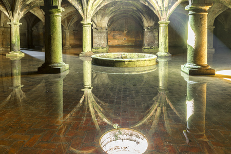Portuguese Cistern in El Jadida Moroccoのeditorial素材