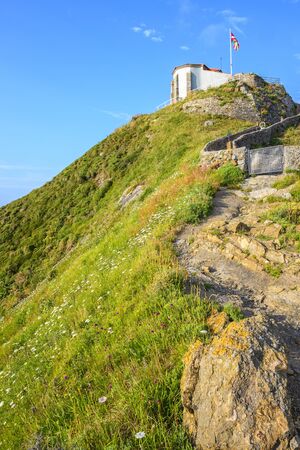 Chapel of San Juan de Gaztelugatxe, Bizkaia, Spainの写真素材