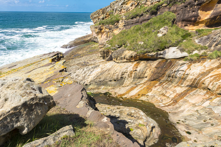 Valley of Labetxu in Jaizkibel, Basque Country, Spainの写真素材