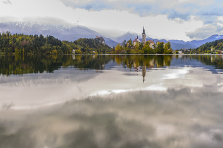 Lake Bled, Sloveniaの写真素材