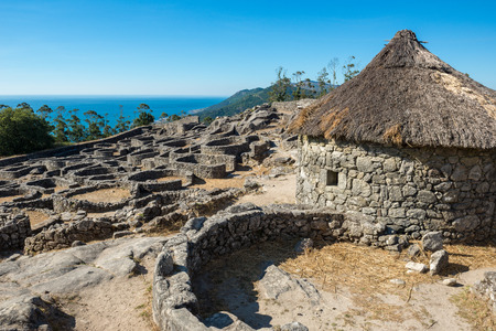 Castro of Santa Tegra in the province of Pontevedra, Spainのeditorial素材