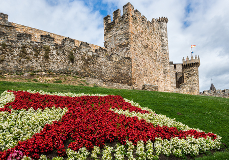 Templar castle of Ponferrada, province of Leon, Spainのeditorial素材
