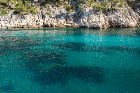 Port Pin in Calanques National Park, Franceの写真素材