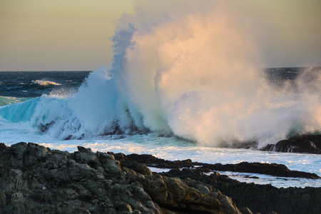 Waves at Tsitsikamma National Park, Garden Route, South Africa