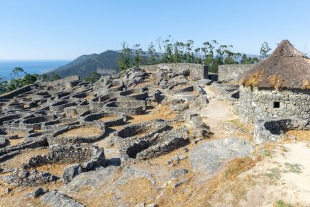 Castro of Santa Trega, Province of Pontevedra, Spainの写真素材