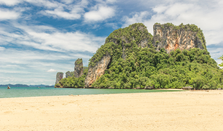 Beach of withe sand in Thailandの写真素材