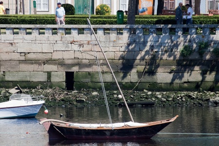 IX Meeting of Traditional Boats of Vila do Conde. Fishing sailboat Carmen II.のeditorial素材
