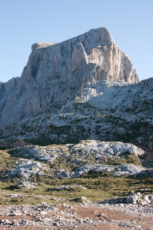 Pena Olvidada in the National Park of Picos de Europa in Spain. の写真素材