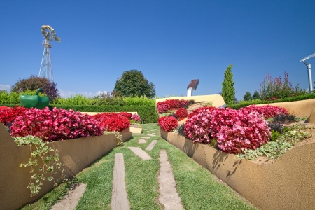 Ponte de Lima, Portugal - May 25 to October 31, 2012: the 8th International Garden Festival was a competition between 49 projects received from different countries. This year the theme is "Gardens for Eating".のeditorial素材