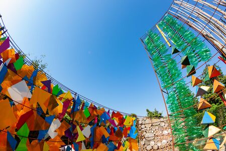 Ponte de Lima Portugal - August 23 2019: the 15th Ponte de Lima International Garden Festival of...