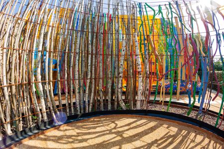 Ponte de Lima Portugal - August 23 2019: the 15th Ponte de Lima International Garden Festival of Ponte de Lima is divided into 12 temporary gardens, 11 of whom have never seen before. Artists, designers, gardeners and landscape architects from 9 countriesのeditorial素材