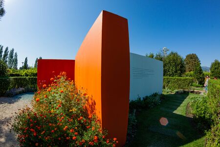 Ponte de Lima Portugal - August 23 2019: the 15th Ponte de Lima International Garden Festival of...