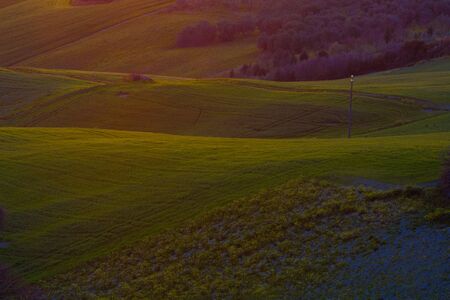Hills and Tuscan countryside