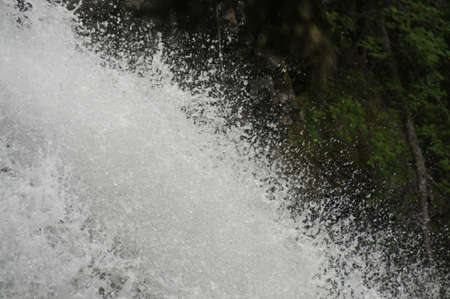 Waterfall detailの写真素材