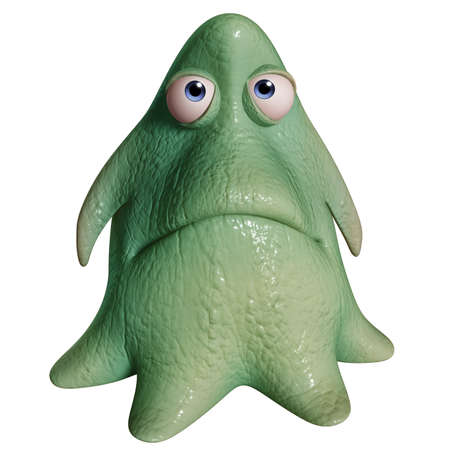 3d cartoon monster