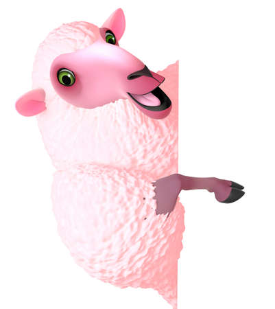 pink sheepの写真素材