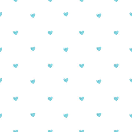 Watercolor seamless pattern with hearts. Valentine's Day. Ideal for packaging, textile, design.の写真素材