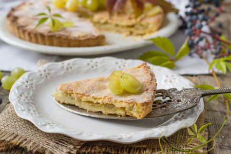 grape cakeの写真素材