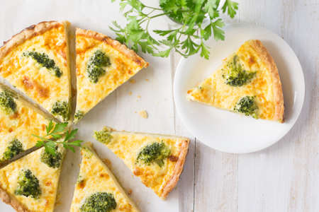 Broccoli pieの写真素材