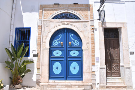Sidi Bou Said, old town, tradition, history, white houses, Tunisia, Africa, Djerba,の写真素材